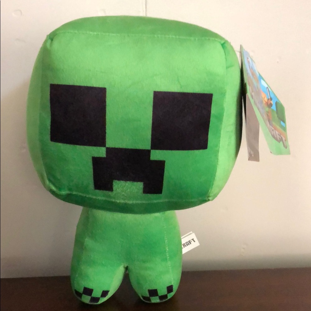 MINECRAFT 9” Green Creeper Plush Toy